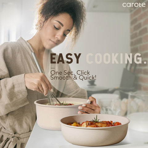 CAROTE 10-inch silicone lid for heat retention and visibility