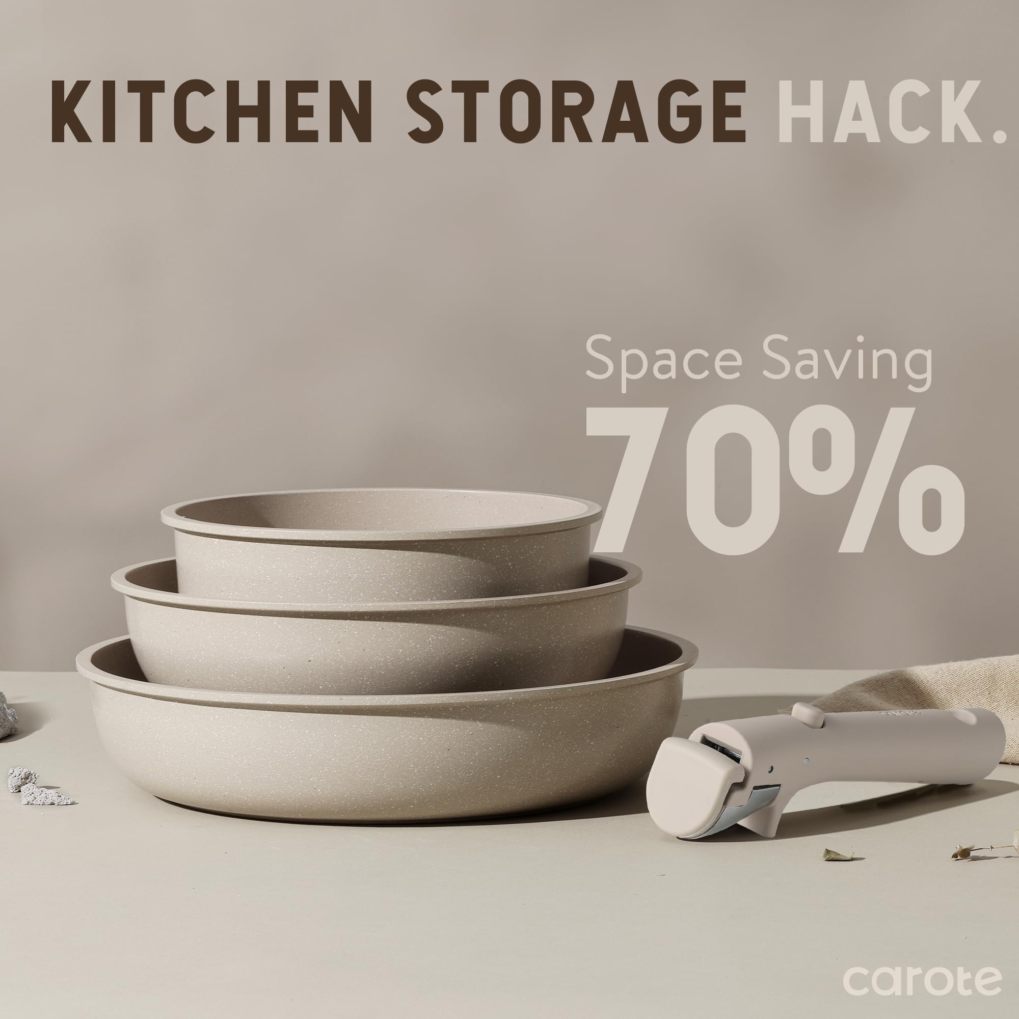 CAROTE 4-quart sauté pan for versatile sauces and searing