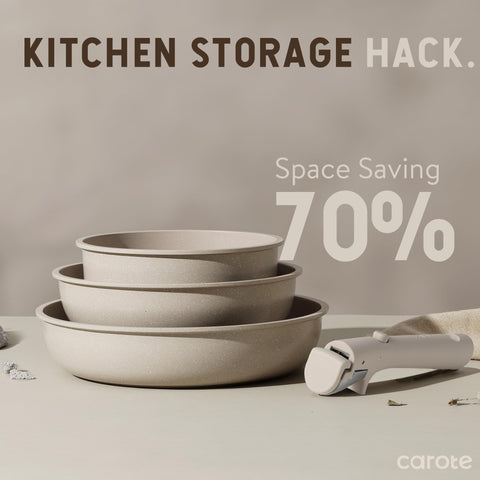 CAROTE 4-quart sauté pan for versatile sauces and searing
