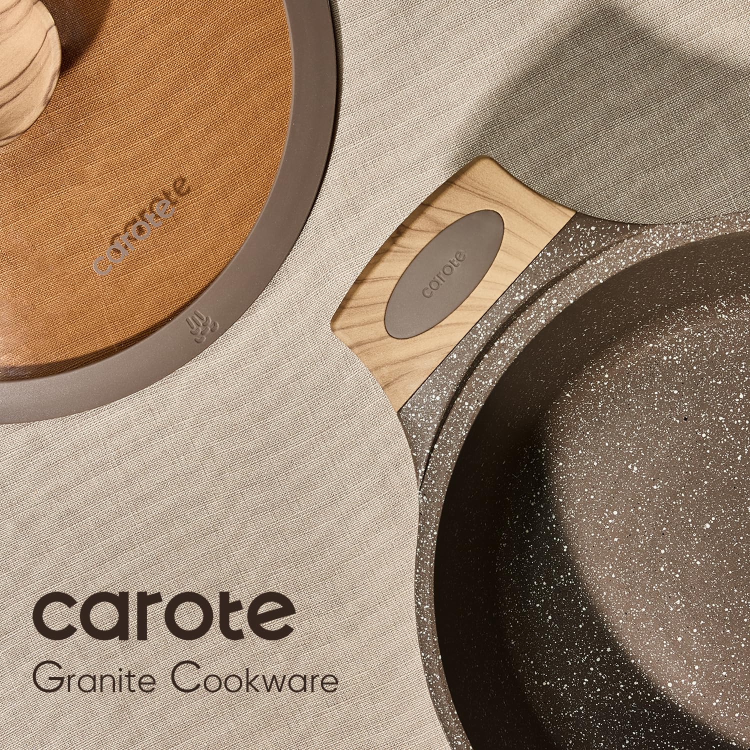 CAROTE reinforced die-cast aluminum body highlights durability and light handling.