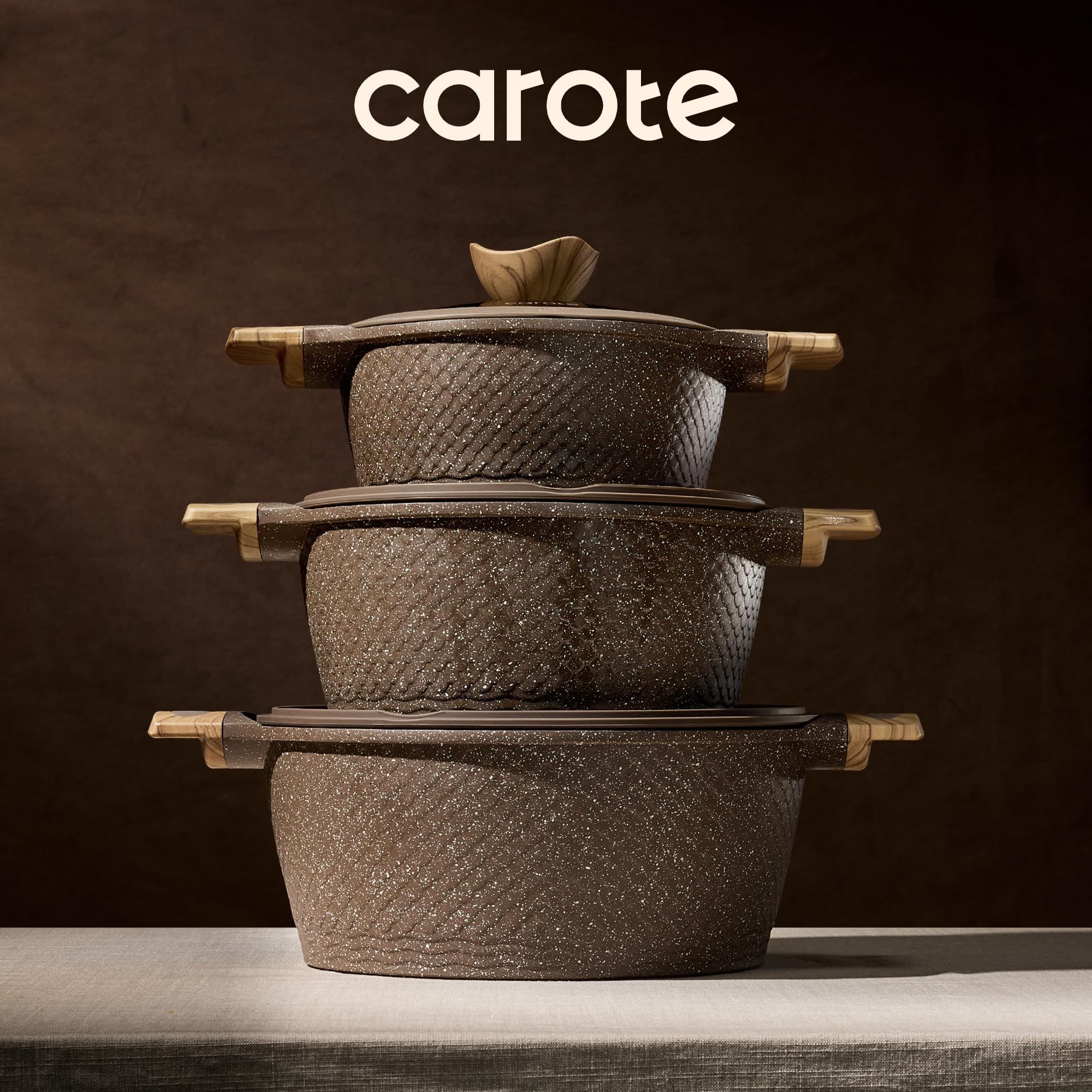 CAROTE 12-month warranty badge, reassuring support with every purchase.