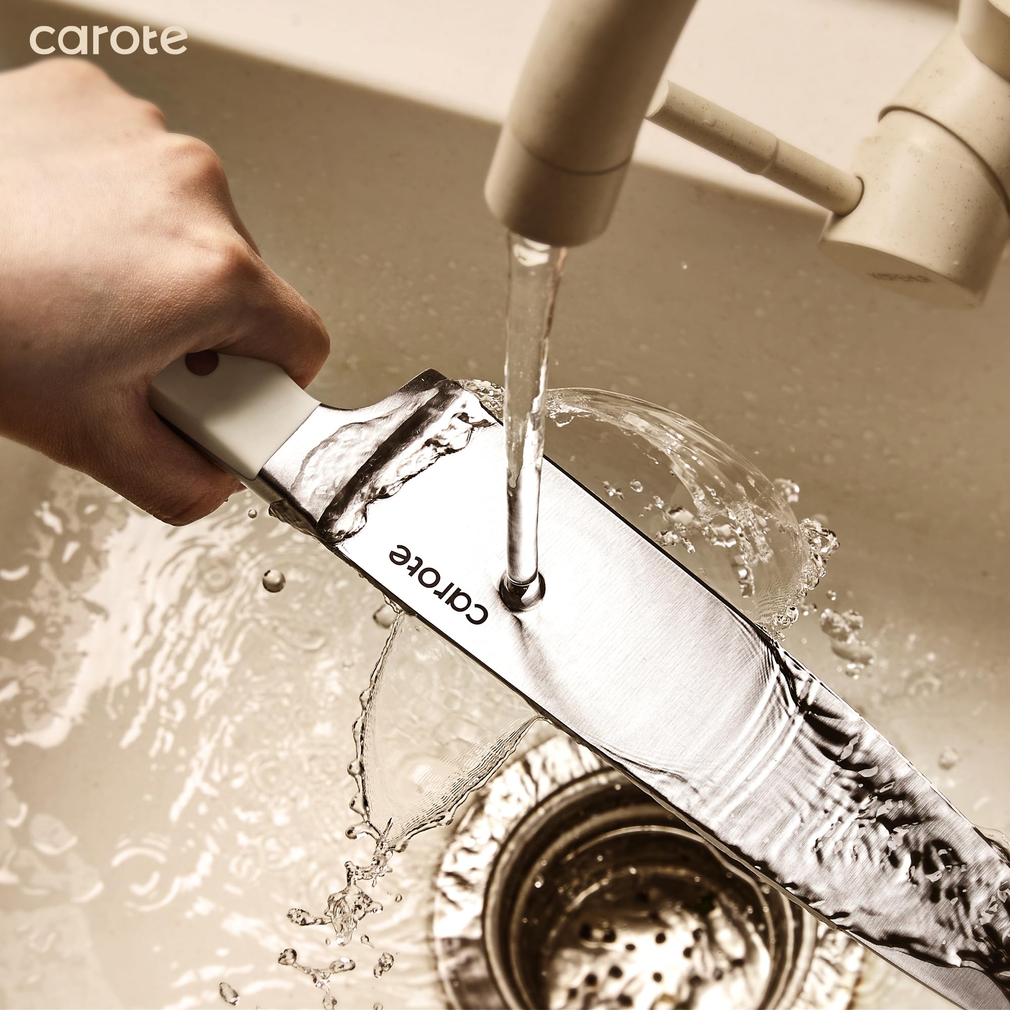 CAROTE 3.5-inch paring knife for peeling and detail work.
