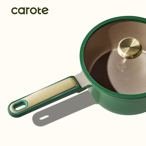 CAROTE 3qt saucepan with lid suitable for simmering soups.