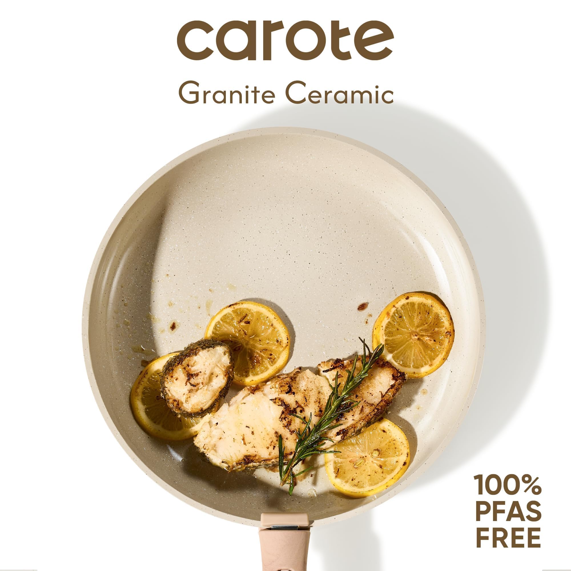 CAROTE 3-qt saucepan ideal for simmering with steady heat.
