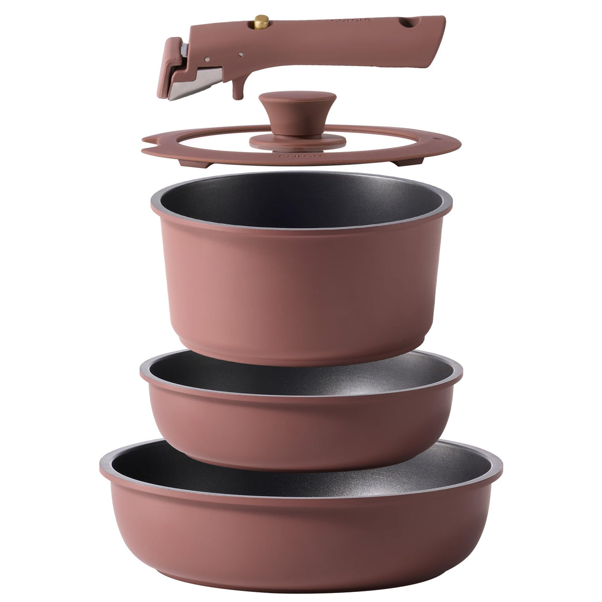 CAROTE 5pcs set with detachable handles for safe oven-to-table serving