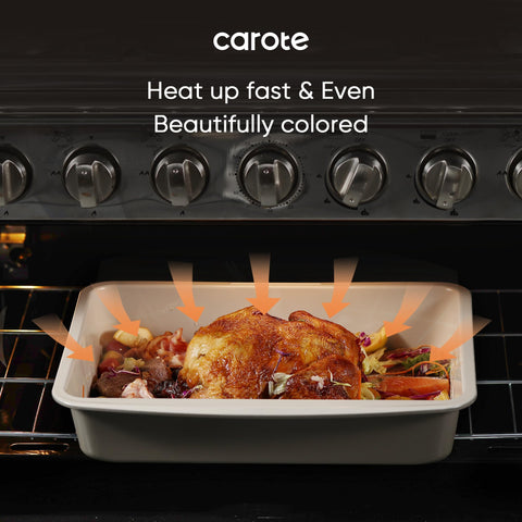 CAROTE 6-cup muffin pan: precise cups for uniform cupcakes and muffins.