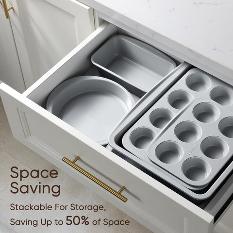 CAROTE 9-inch square pan perfect for brownies and square cakes