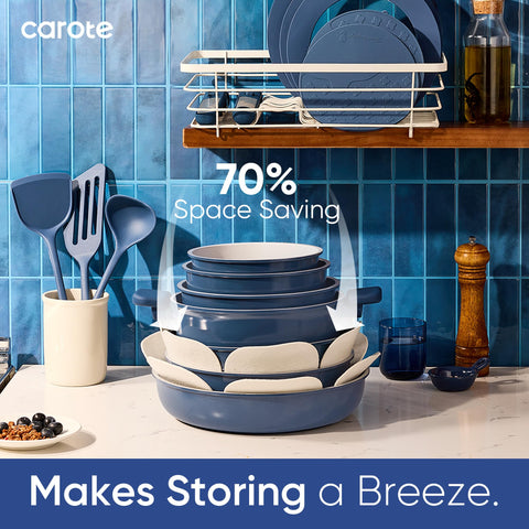CAROTE 8, 10, 12 inch fry pans for versatile everyday frying.