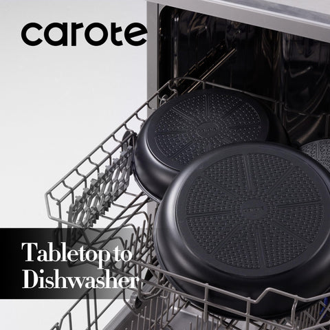 CAROTE 8inch nonstick fry pan ideal for eggs and omelets with easy cleanup