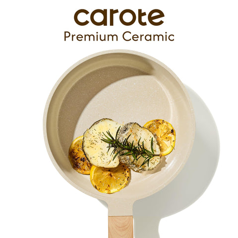 CAROTE all-stove compatibility base works on induction, gas, and electric.