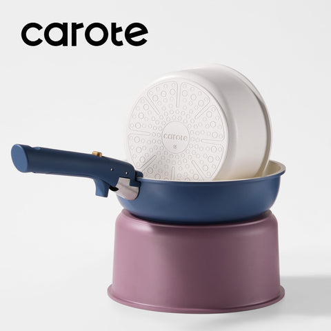 CAROTE blue induction-ready cookware combines style with dependable performance