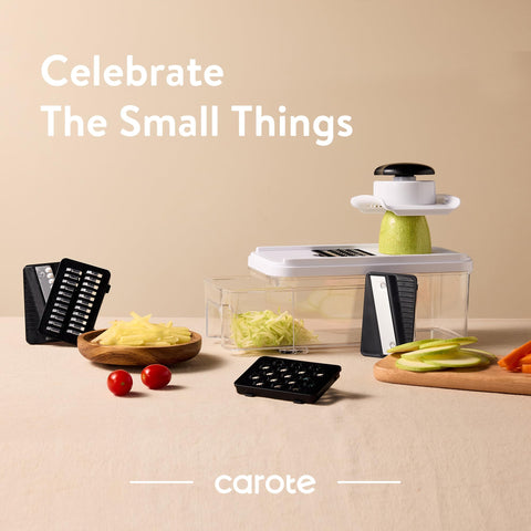 CAROTE BPA-free materials ensure safe contact with food in daily prep.