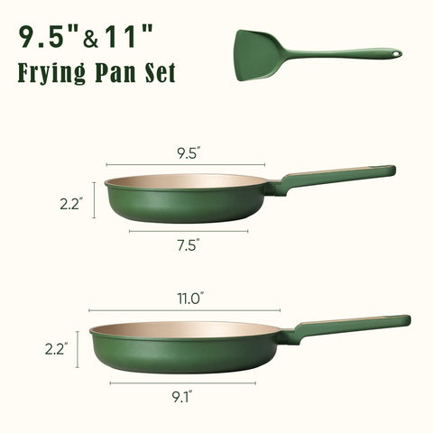 CAROTE cast aluminum pan with even heat distribution for consistent results