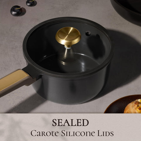 CAROTE five-quart stock pot with lid for soups and stocks