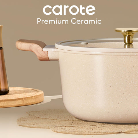 CAROTE ceramic nonstick coating delivers smooth release and durability