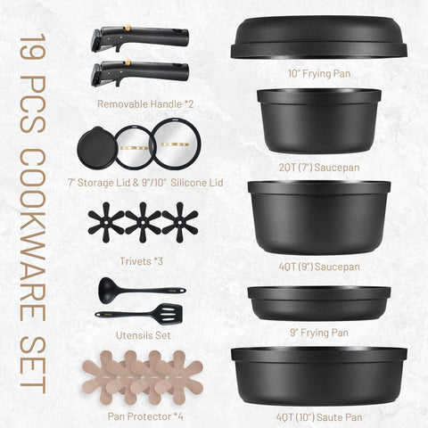 CAROTE detachable handles demonstrate secure oven transfer and versatile use.