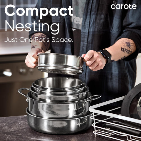 CAROTE dishwasher-friendly design for quick cleanup.