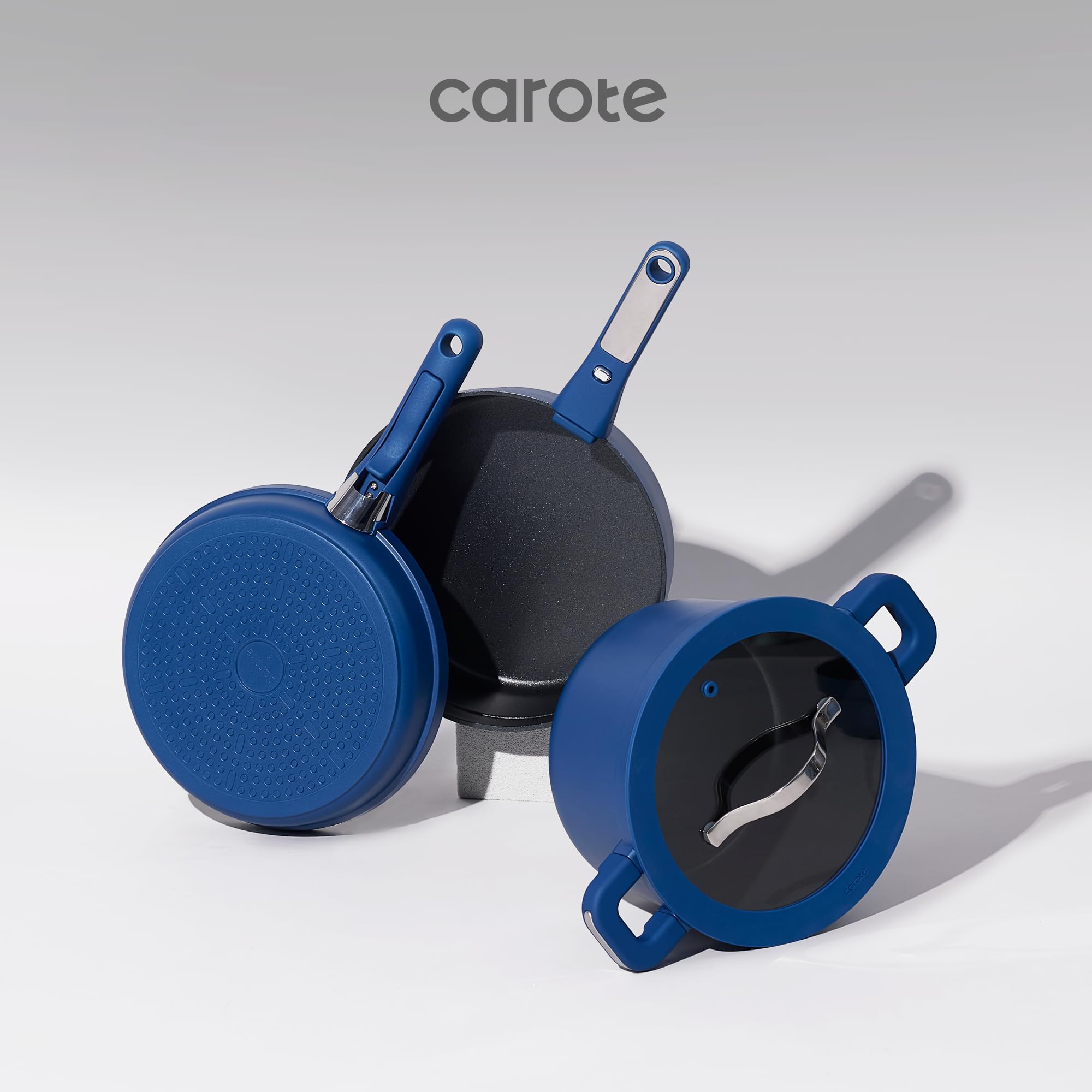 CAROTE dishwasher-safe nonstick pan simplifies cleaning after meals
