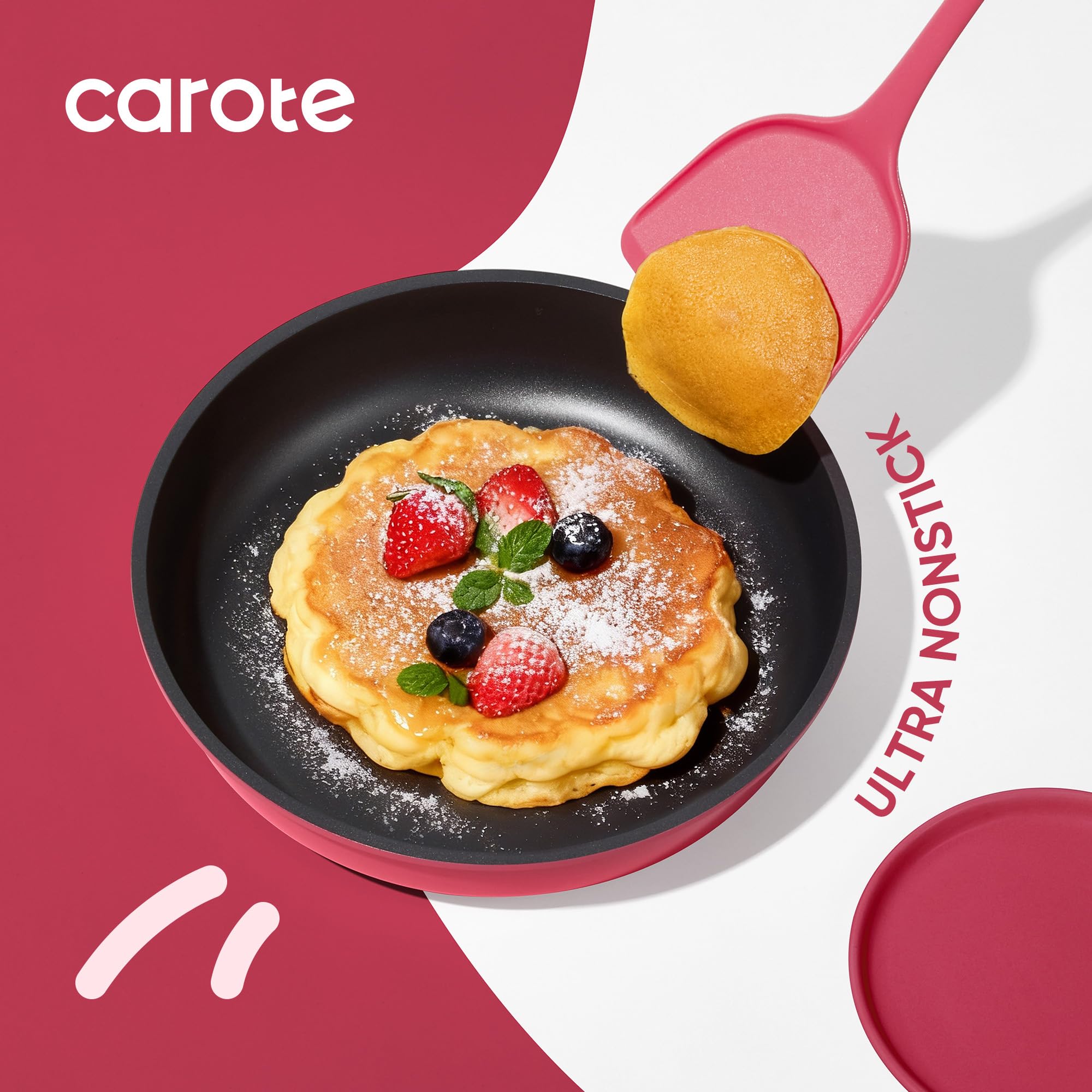 CAROTE dishwasher-safe interior for fast post-cook cleaning