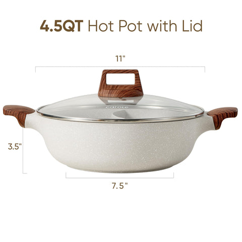 CAROTE double flavor divider showcases easy, separate cooking zones