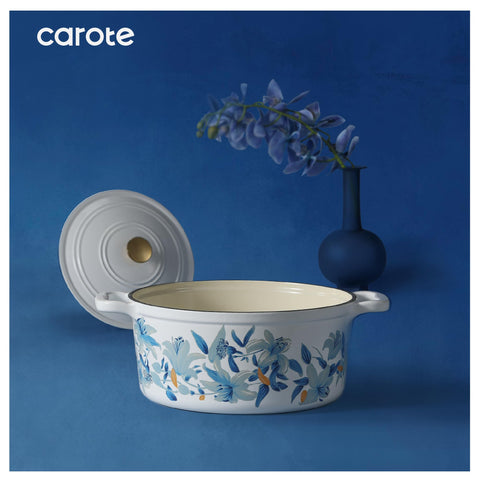 CAROTE condensation-design interior lid highlights moisture lock and flavor retention.