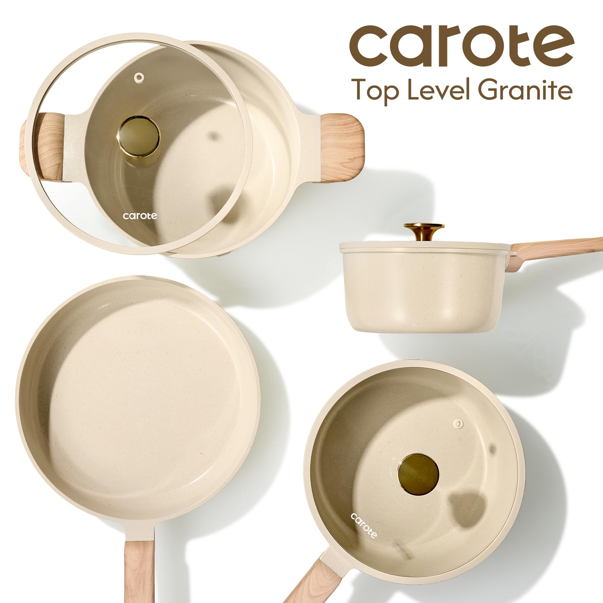 CAROTE easy-clean interior simplifies rinsing and maintenance after meals.