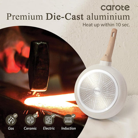 CAROTE easy-clean design for quick post-cooking cleanup