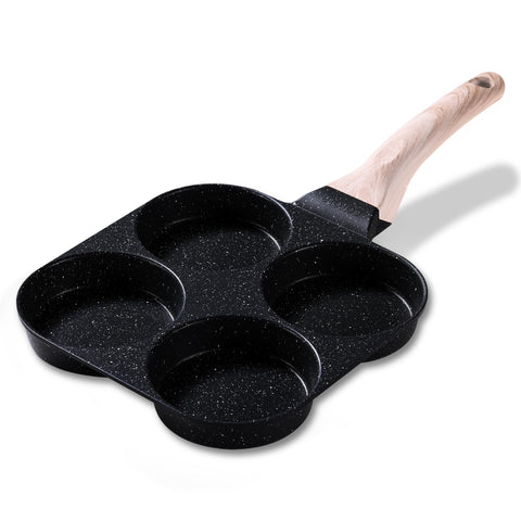 CAROTE egg pan 4-cup nonstick for quick omelettes.