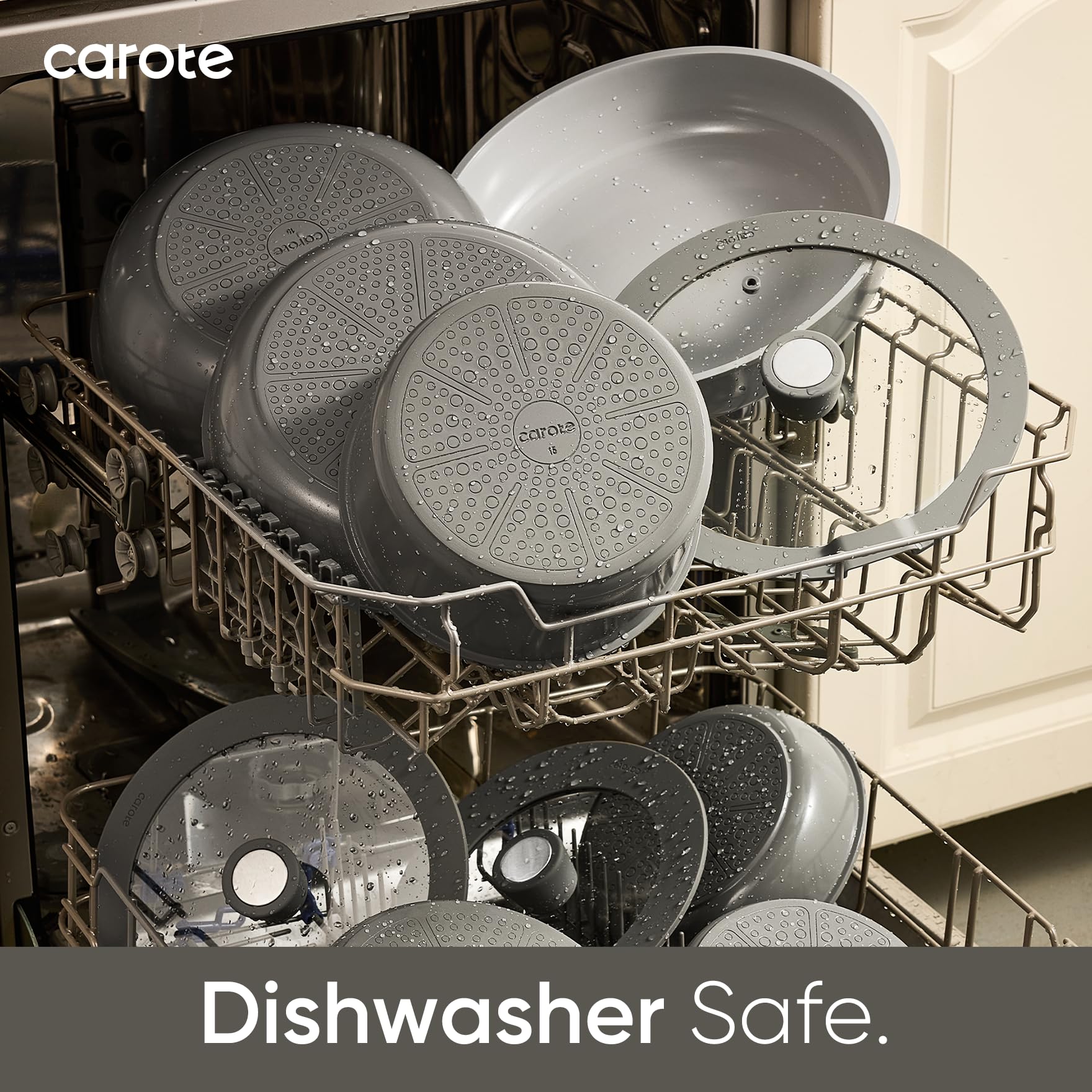 CAROTE included utensils and lids enhance prep and serving convenience.