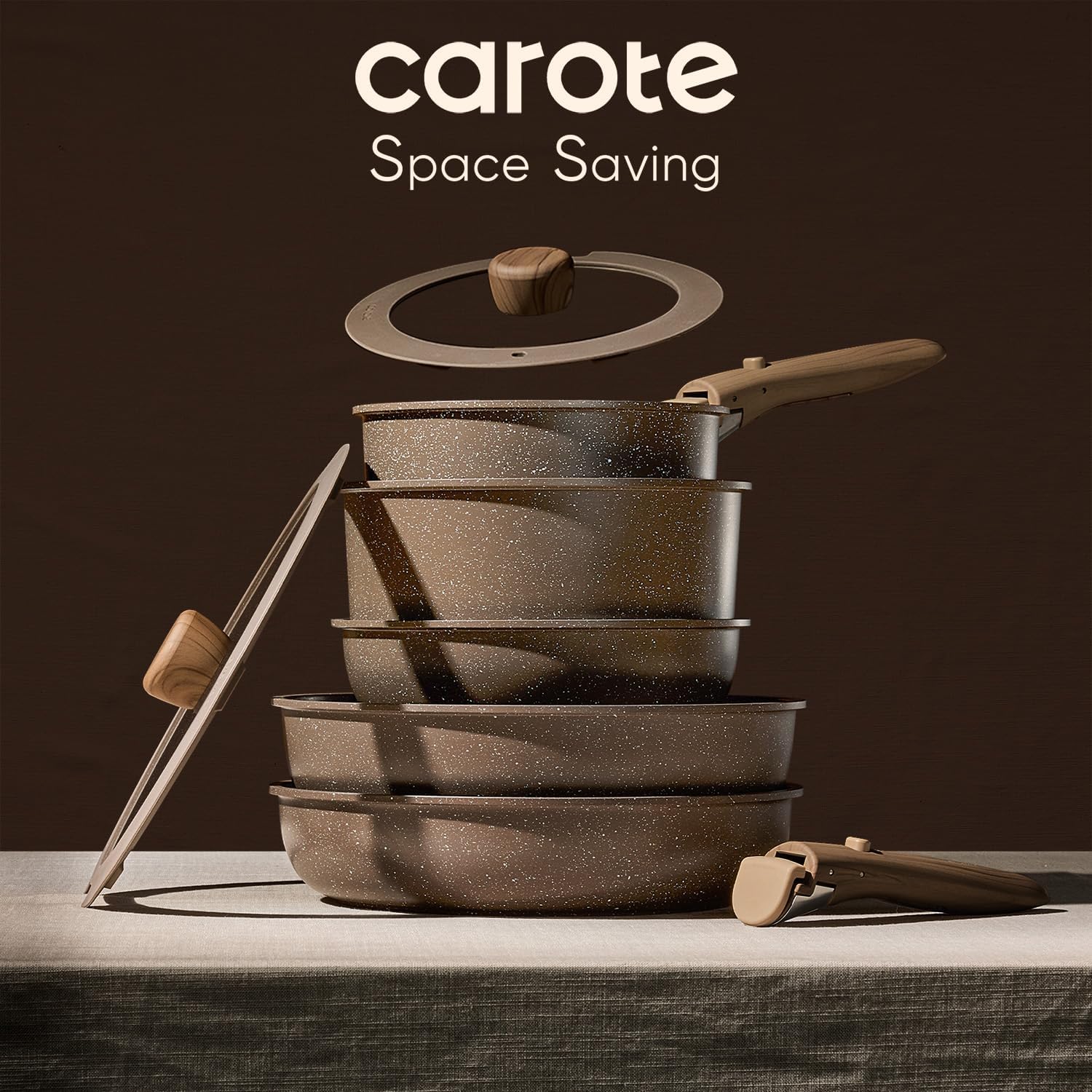 CAROTE induction-ready pots and pans for all induction cooktops