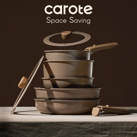 CAROTE induction-ready pots and pans for all induction cooktops