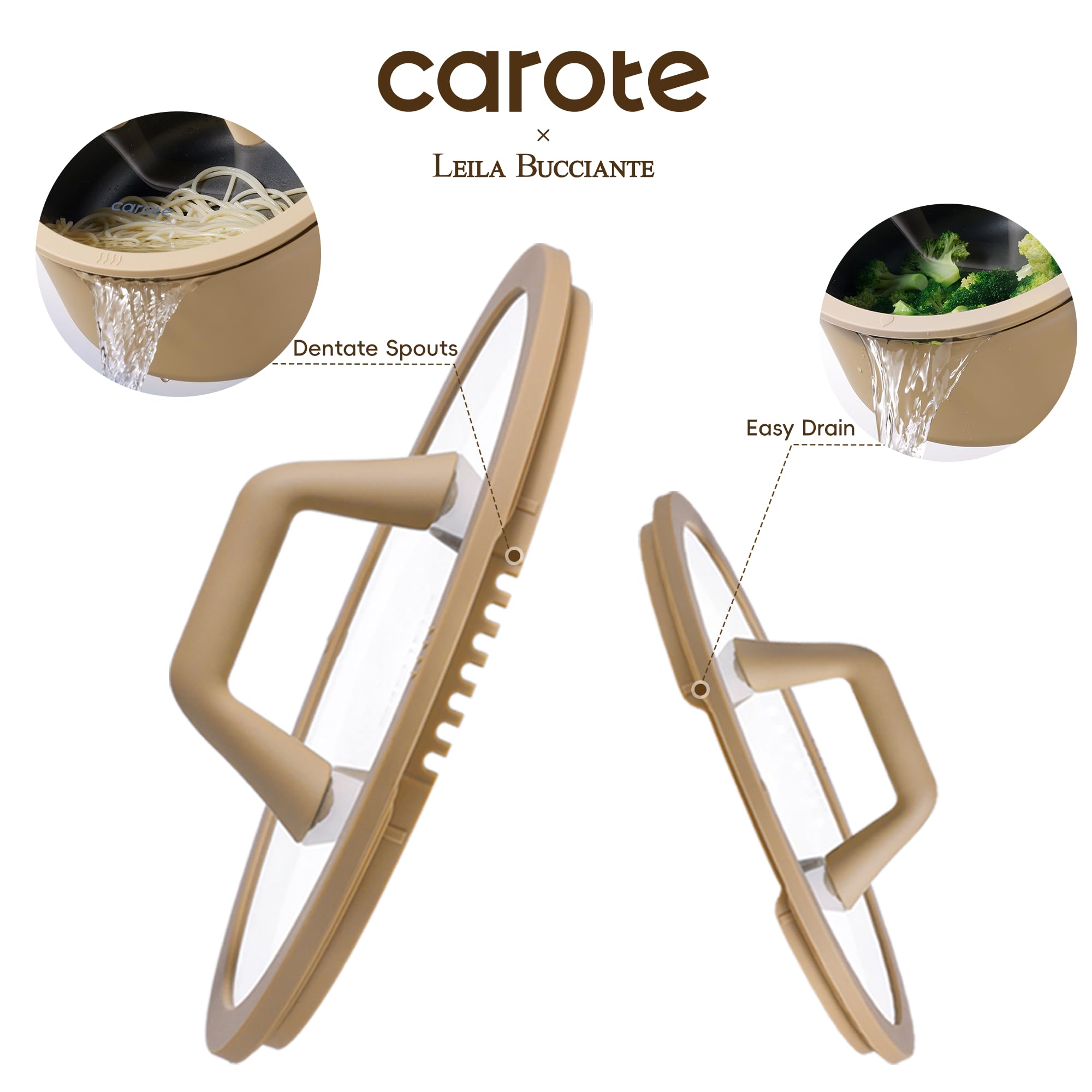 CAROTE induction-ready cookware on stove demonstrating compatibility