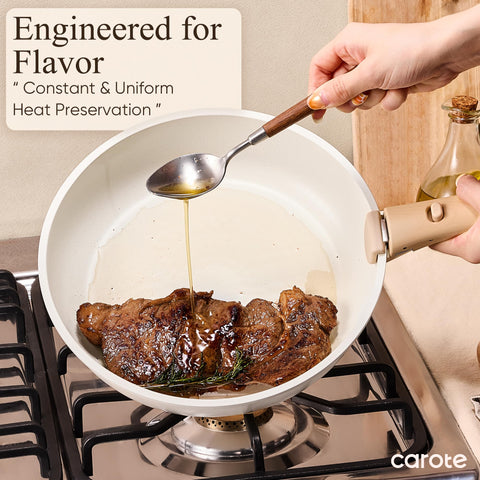 CAROTE lids and protectors enhance organization and meal prep.