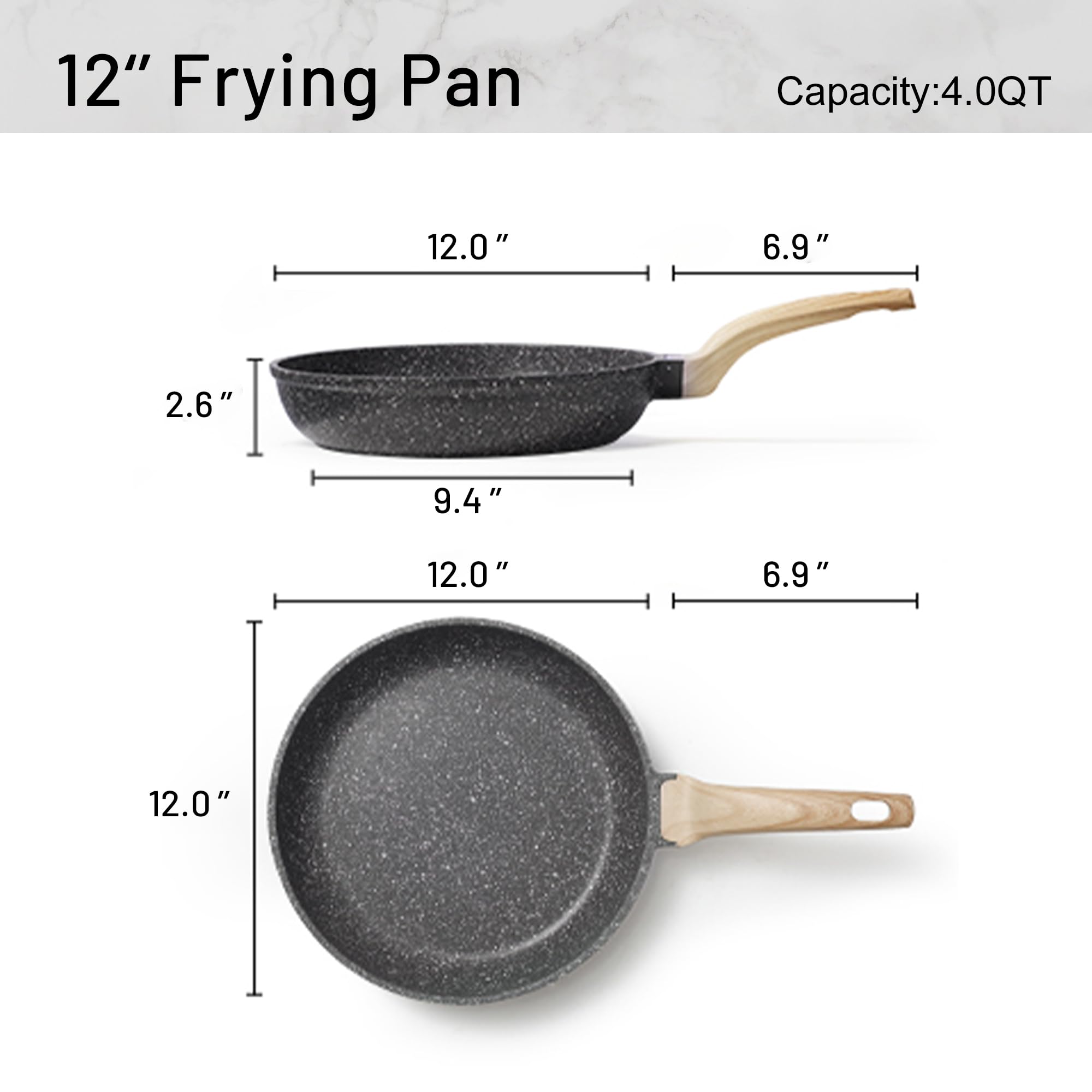CAROTE omelet pan delivering fluffy eggs with even heat distribution.