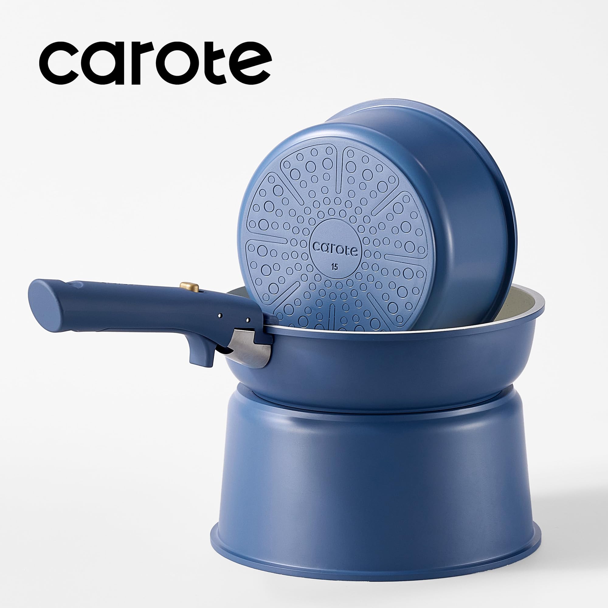 CAROTE oven-safe cookware enables finishing dishes in the oven for depth and flavor.