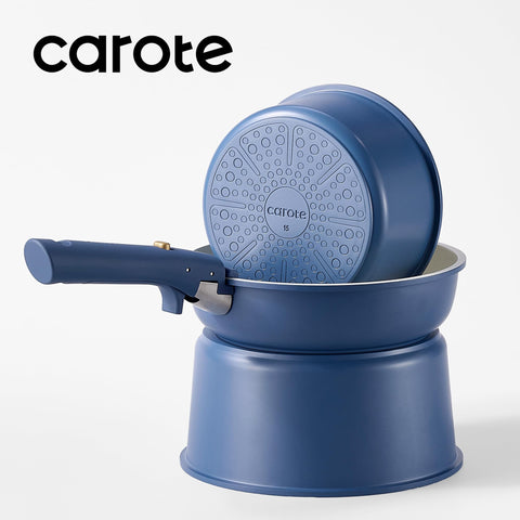 CAROTE oven-safe cookware enables finishing dishes in the oven for depth and flavor.