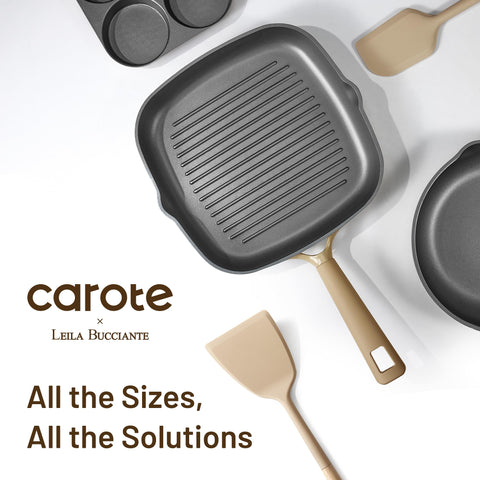 Pan protectors and storage container keep cookware organized