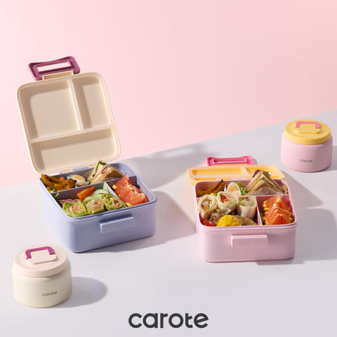 CAROTE Bento Box ready for school and picnics in daily use