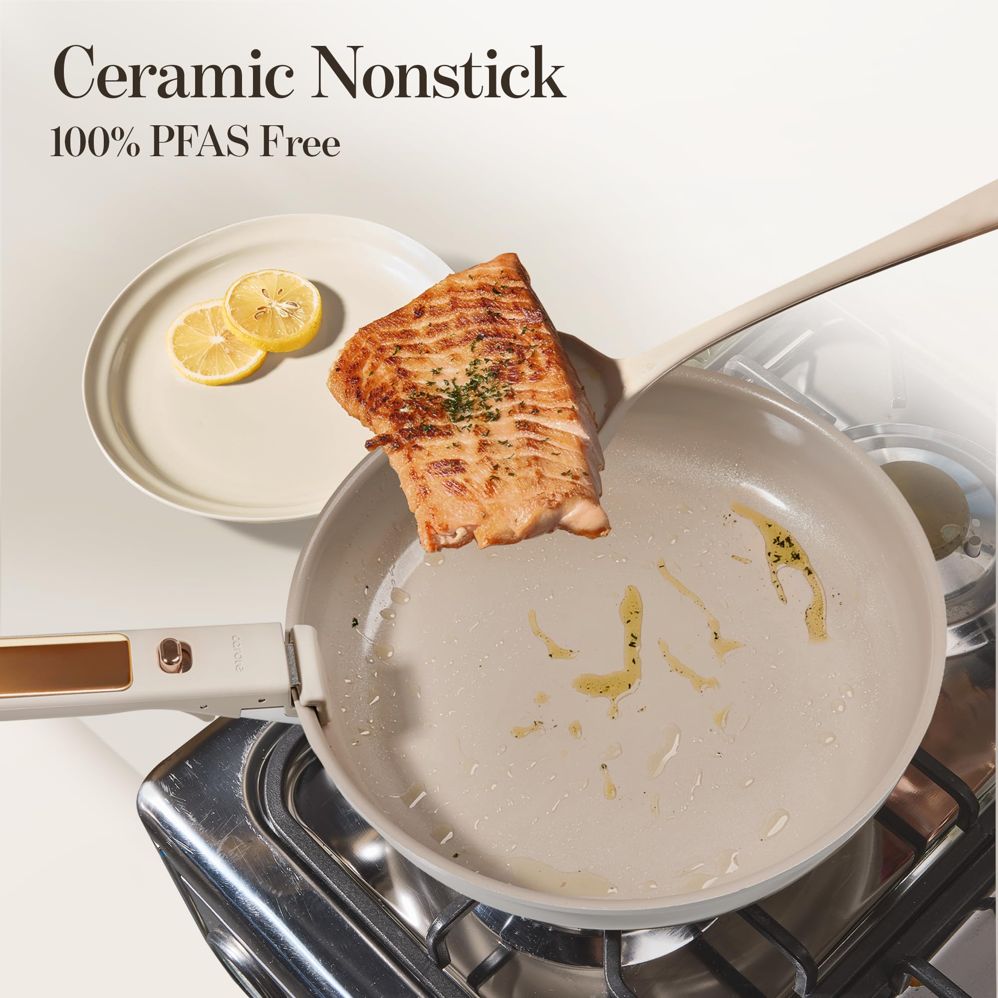 CAROTE rapid, even heating enables precise control during meals.