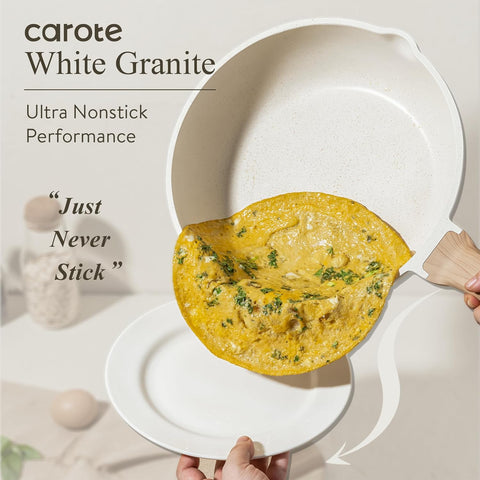 CAROTE rivetless interior for quick, easy cleanup