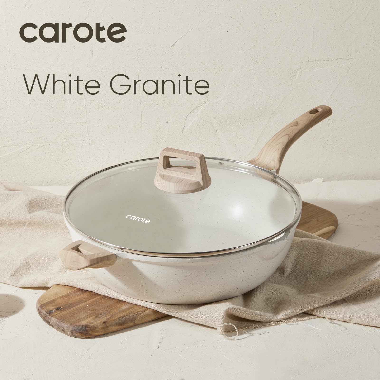 CAROTE rivetless interior for easy release and simple cleaning