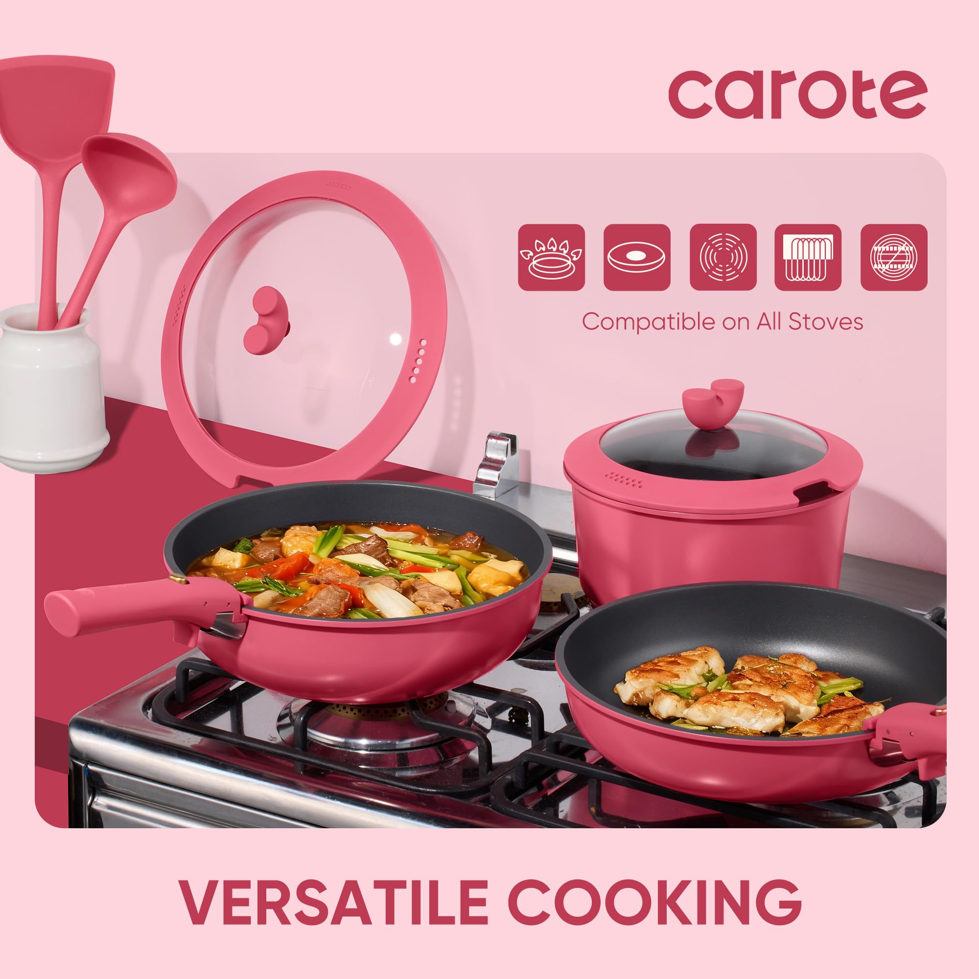 CAROTE RV and camping friendly cookware for on-the-go meals