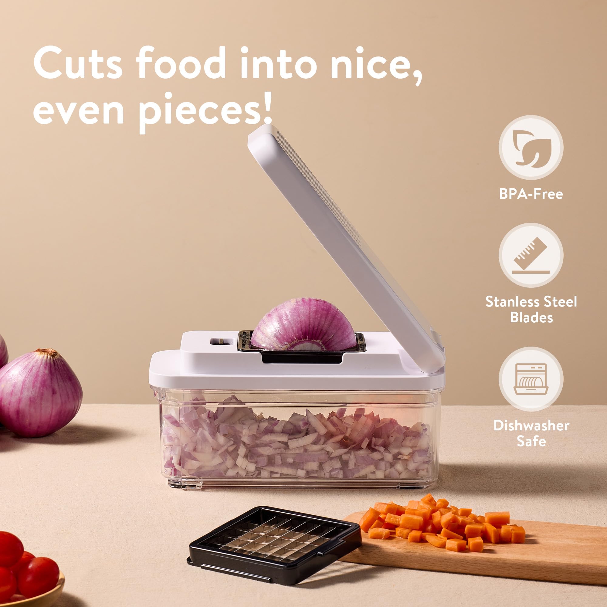 CAROTE safety holder keeps hands safe during precise blade changes.