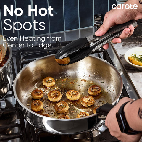 CAROTE sealed-flared-rims for precise pouring.