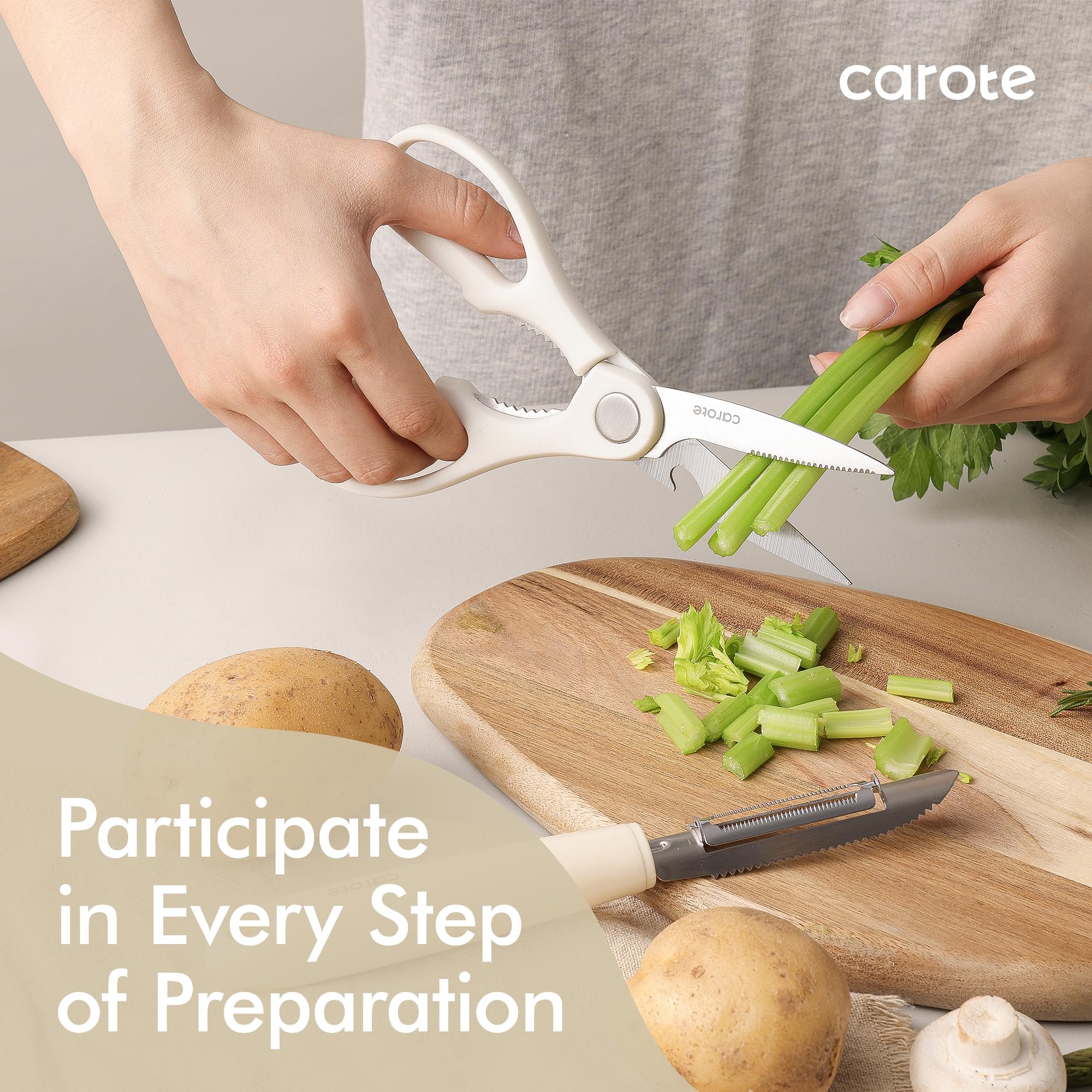 CAROTE ladle for serving soups and stews neatly