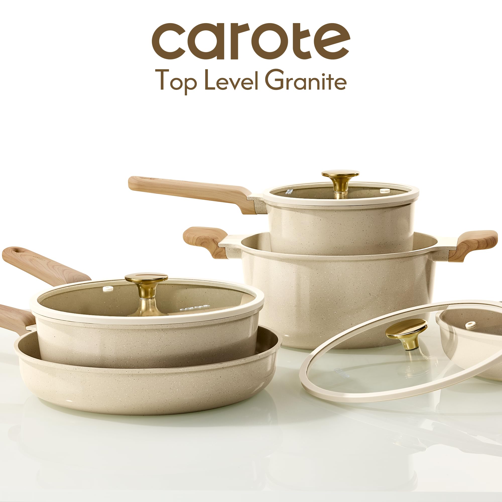 CAROTE slotted spatula — flip and drain without scratching cookware.