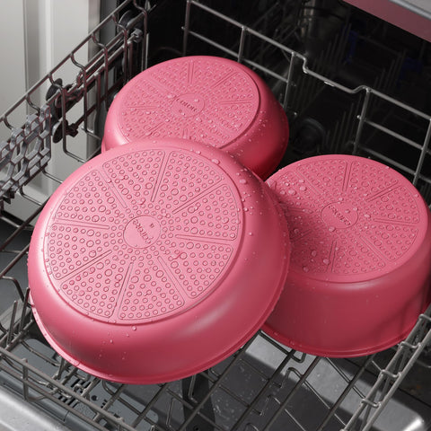 CAROTE space-saving storage with detachable handle in compact kitchen setup.