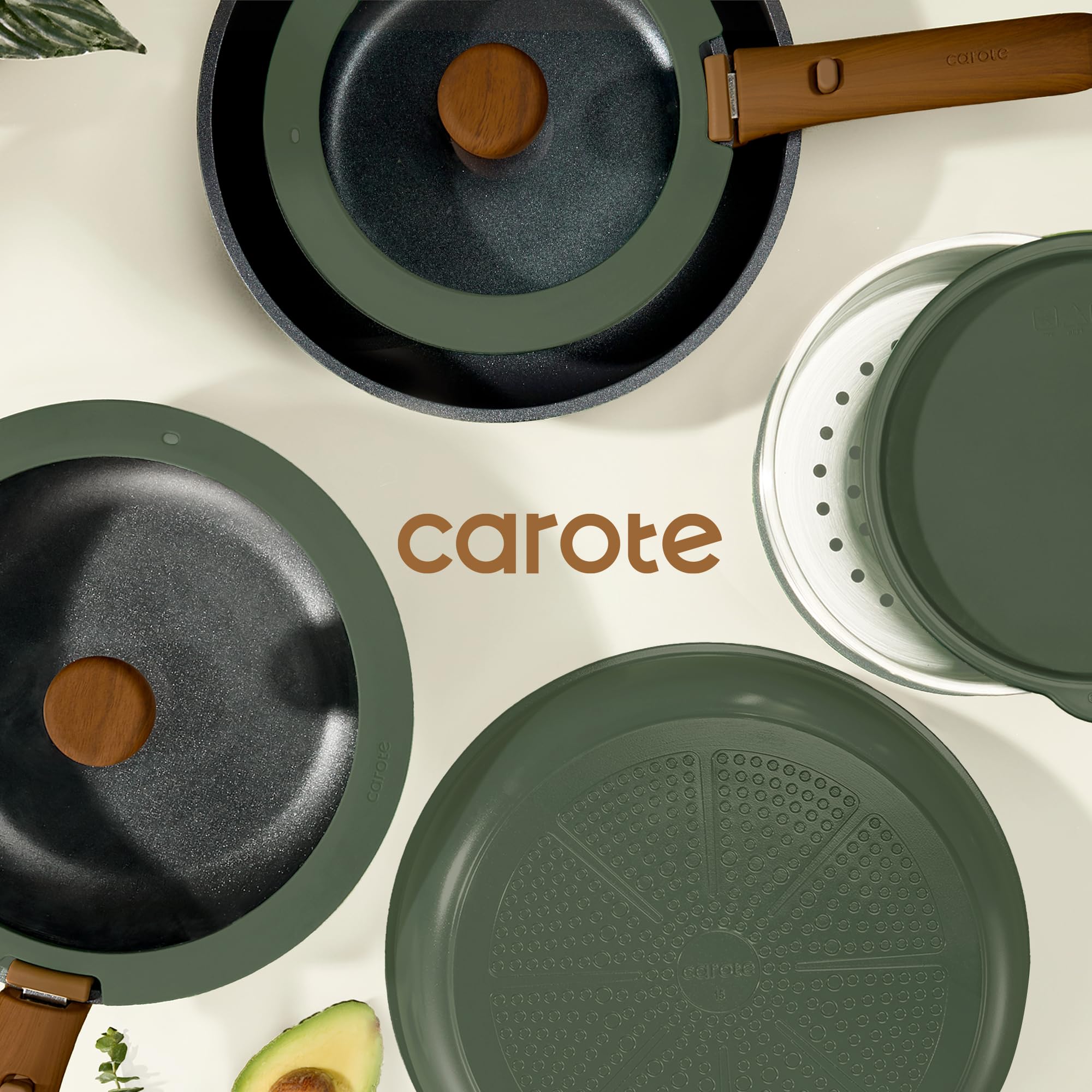 CAROTE stackable design helps neat, space-efficient storage.
