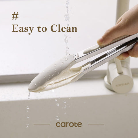 CAROTE nonstick-friendly design protects cookware while you sauté and toss