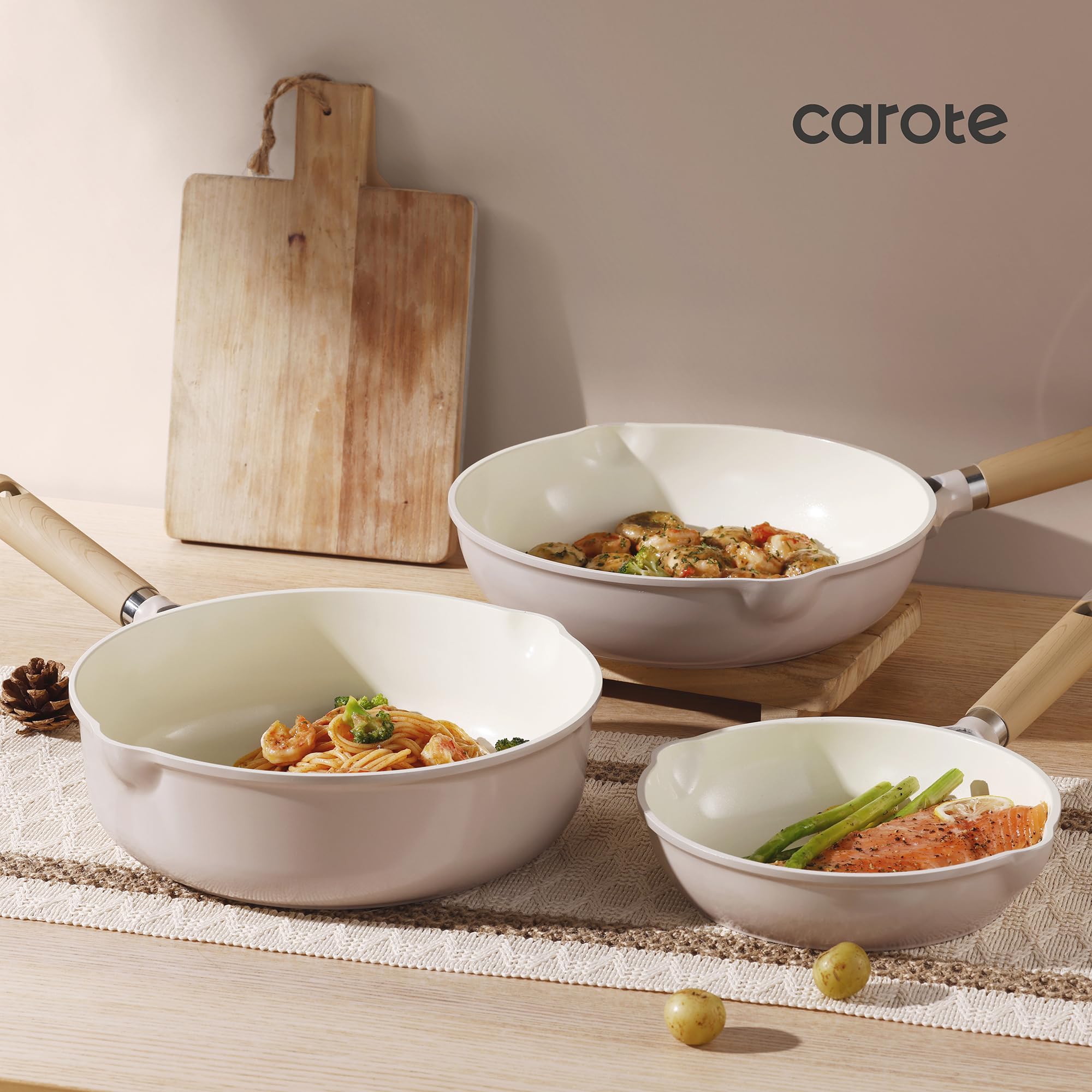 CAROTE 12-month warranty card included with reliable support.